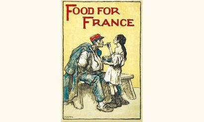 null Food for France
MORA
THE W.F. POWERS CO. LITHO New York
75 x 50 cm
Aff. E. (entoilage...