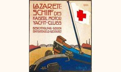 null Lazarett 1915
SCHAUROTH
Schiff des kaiserl. Motor: Yacht-Clubs.
Kunstanstalt...
