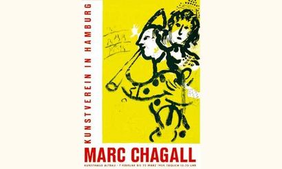 null Marc Chagall - Le clown musicien
Rarissime affiche de 1957, reprise en 1959...