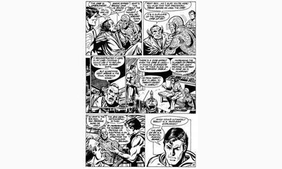 null NOVICK. Irv. (et Mc LAUGHLIN). « Superman «.
Encre de Chine noire pour la page...