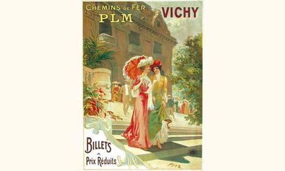 null Vichy
PLOZ
Chemins de Fer P.L.M.
Vieillemard Fils & Cie Paris
108 x 78 cm
Aff....