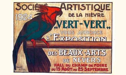 null Société Artistique de la Nièvre 1924- Perroquet Nevers (Nièvre)
MATISSE AUGUSTE
"Vert-Vert"...
