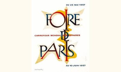 null Foire de Paris 1956
CASSANDRE
Carrefour mondial des affaires. Du 25 mai 1957...