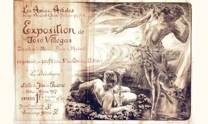 null Exposition de José Villegas - 1917
Directeur du Musée du Prado à Madrid. Organisée...