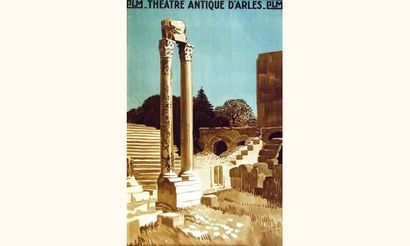null Théâtre antique d'Arles
LELEE LEO
P.L.M.
Lucien Serre & Cie Paris
99 x 63 cm
Affiche...