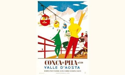 null Conca di Pila
ROMOLI F.
mt. 1814. Valle d'Aoste. Da Aosta a Pila in telecabina....