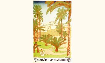 null L'Algérie via Marseille - PLM
BOUCHAUD EL.
Ghardaïa.
Lucien Serre & Cie Paris
99,5...