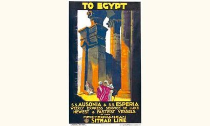 null To Egypt
MARTINATI
S.S. Ausonia & S.S. Esperia. Weekly express service de luxe,...