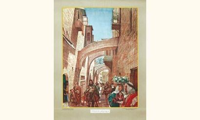 null Straat in Jeruzalem 1925
BLEINE L.
102,4 x 76,8 cm
Aff. N.E. B.E. B + Marges...