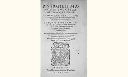 null VIRGILII MARONIS BUCOLICA, Georgica et Æneis…
Francofurti, A. Wecheli 1583 fort...