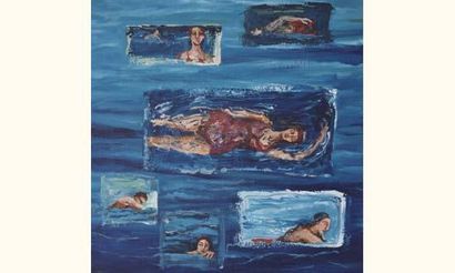 null HERVE Isabelle
Instantané piscine
Acrylique sur toile
Signé bas droite
40 x...