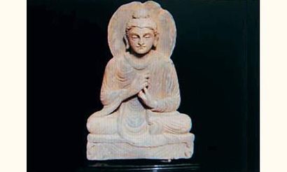 null ART GRECO-BOUDDHIQUE DU GANDHARA (Ier - Vème ap. J.C.)
Bouddha en schiste en...