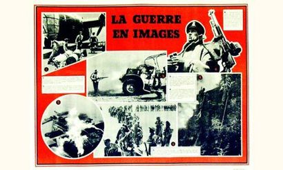 null La Guerre en Images.
48 x 63 cm
Aff. E. B.E. B + Traces de plis / Fold marks.
2620/5250...