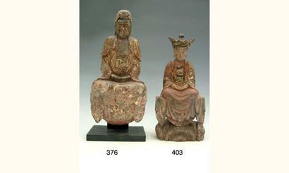 YUAN (1279 - 1368 ap. J.C.)
Kwan In assise...
