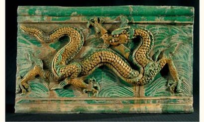 null MING (1368-1643 ap. J. C)
Dragon régnant sur les éléments aquatiques, apportant...