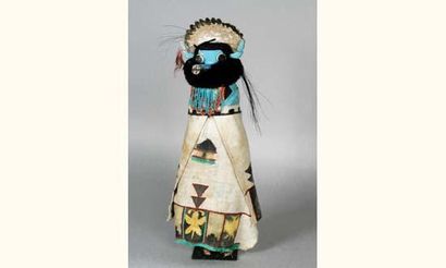 null Kachina Zuni Shalako (L'Oiseau-Géant)
Zuni, Nouveau Mexique, U.S.A.
	
Bois de...