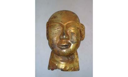 LIAO (907-1125)
Masque funéraire en bronze...