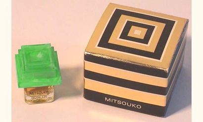 null GUERLAIN, " Mitsouko ", échantillon série " Pagode ", flacon de section carrée...