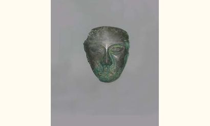null Archéologie Chinoise Liao (907 - 1125 ap. J.C.)
Masque humain en bronze patine...