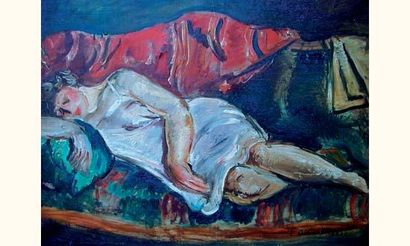 null Emile OTHON-FRIESZ (1879-1949)

« Femme endormie, 1927 »

Huile sur toile. Signée...