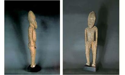 null Art Océanien
Rare et grande effigie en bois, à représentation mythologique de...