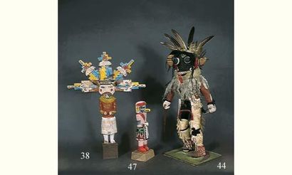 null Art Améridien
Grande Kachina Palhik Mana à tabletta.
“La jeune fille papillon''...