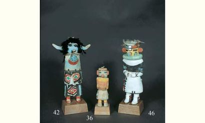 null Art Améridien
Kachina Ngayayataqa.
Il est un messager de la pluie d'où la représentation...