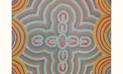 null Janet Golder.
 
Sans titre. 

D. : 61 x 46 cm.
Acrylique sur toile 	

Art Aborigène
Depuis...