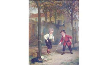 null André DARGELAS (1828-1906)

« Le saut à la corde »

Huile sur papier marouflé...