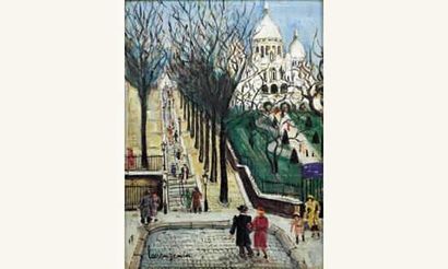 null Lucien GENIN (1894-1958)

« Montmartre »

Huile sur toile signée en bas à gauche.
35...