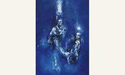 null LAMOINE Corinne 

L'homme bleu 
Huile sur toile 
SBD 
61 x 46 cm 

2200/2500...