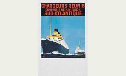 null Compagnie de navigation des CHARGEURS REUNIS. 
“SUD ATLANTIQUE”. 
SANDY HOOK
Vers...