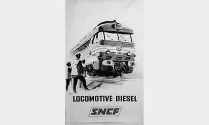 null SNCF. VITESSE, EXACTITUDE, CONFORT. “RGP” 1958 
A. BRENET

“BB” - 1960 - “Locomotive...