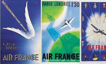 null Flèche d'Orient. 1936 
F. GARRETTO 

Air France. 1937 
N. GERALE 

Paris-Londres...