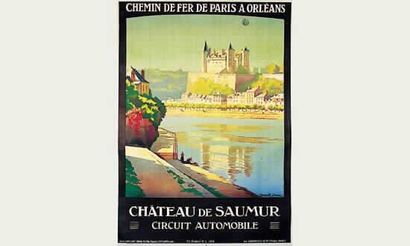 null P.O. - Circuit Automobile. 
CHATEAU DE SAUMUR. 1924 
CONSTANT-DUVAL

Imprimerie...