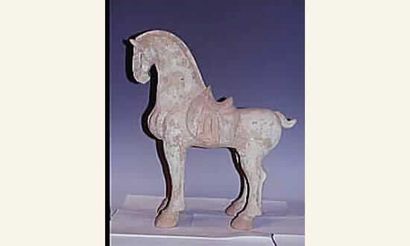 DYNASTIE TANG
(618-970 ap JC)
Fringuant cheval...