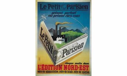 null LE PETIT PARISIEN 
“Edition du Nord-Est”. 1941 (Usine) Ed DEROUET
Imprimerie...