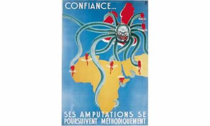 null “CONFIANCE... 
ses amputations se poursuivent “ 1941 SKP 
Sans imprimeur - 121x80cm...