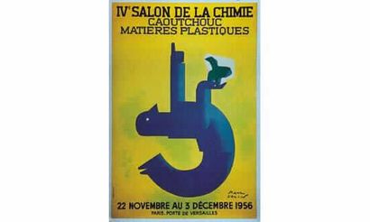 null IIème SALON DE LA CHIMIE. 
Porte de Versailles, Paris 1953. P. COLIN
Imprimerie...