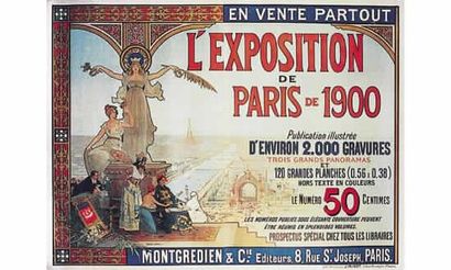 null EXPOSITION DE PARIS 1900. 
L. LOIR
“Publication illustrée éditée par Montgrédien”....