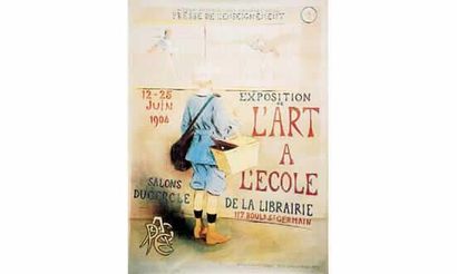 null EXPOSITION DE L'ART A L'ECOLE, 
Paris 1904 E. MOREAU-NELATON Association de...