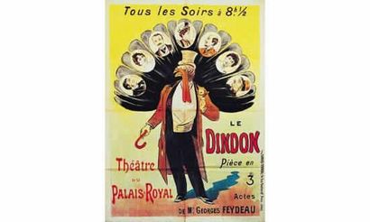 null Théâtre du Palais-Royal. 
LE DINDON .1896 Anonyme
Pièce en 3 actes de M. Georges...