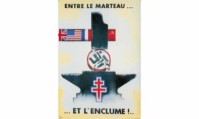 ENTRE LE MARTEAU ET L'ENCLUME .
1944 
J....