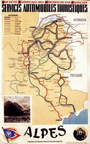 null 74 HAUTE SAVOIE
Alpes
SNCF 1939.
French National Railways France
Aff. N.E. B.E....