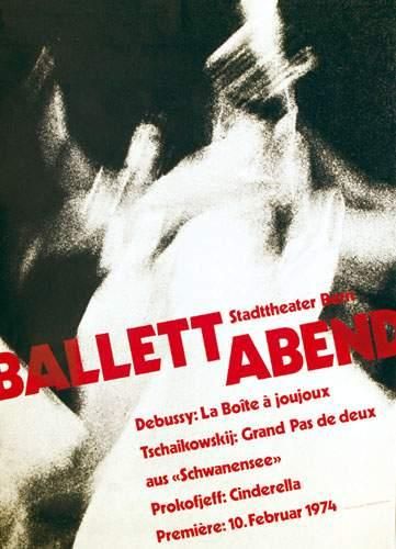 null BALLETS
Ballett Abend Bern
Stadttheater. Bern. 1974.
Albin Uldry
Aff. N.E. B.E....