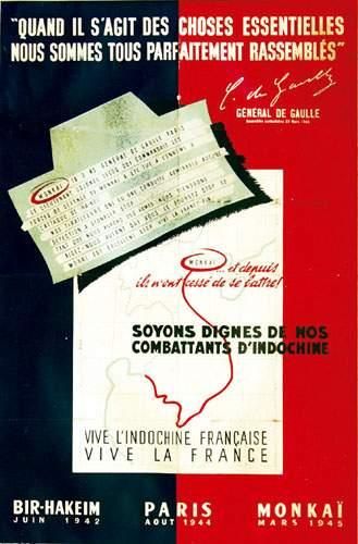 null GUERRE 1939 - 1945
Vive l'Indochine Française
Soyons dignes de nos combattants...