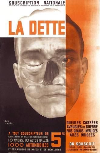 null GUERRE 1939 - 1945
La Dette
Souscription Nationale - Gueules cassées, Aveugles...