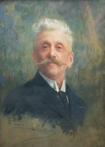 null Frédérique VALLET-BISSON (1865 - ?)
« Portrait d'homme »
Pastel, signé en bas...