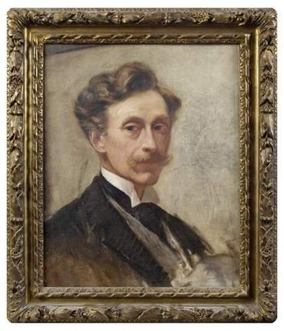 Attribué à Robert de MONTESQUIOU (1855-1921)
Portrait...