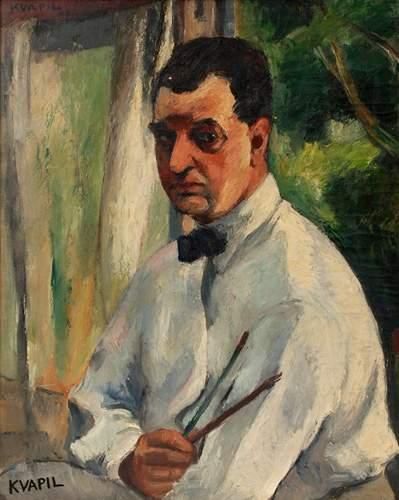 null Charles KVAPIL (1884-1957)
Kvapil peint par lui-même
Toile.
Signé en bas à gauche,...